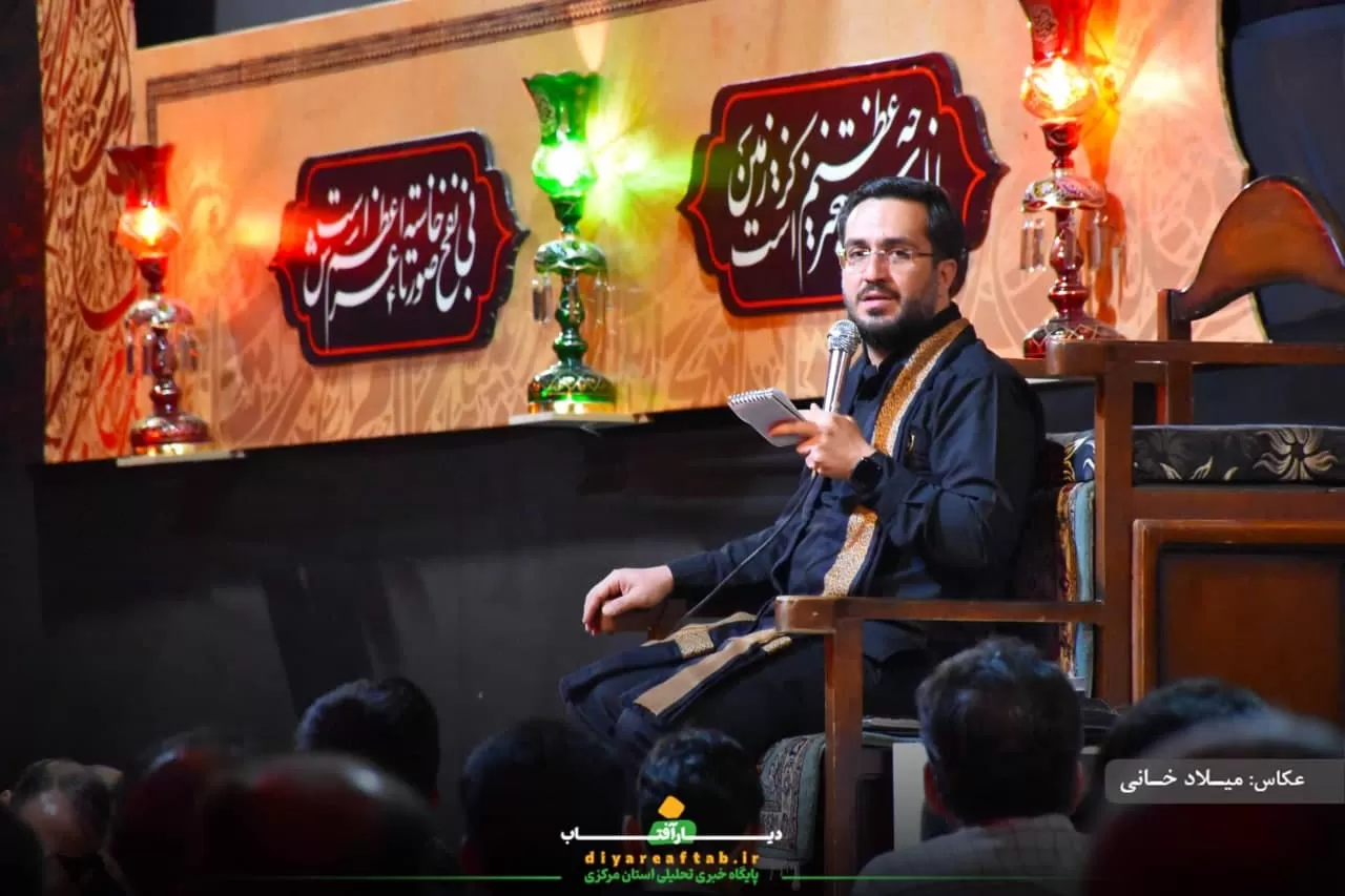 مراسم عزاداری شب هشتم محرم در اراک