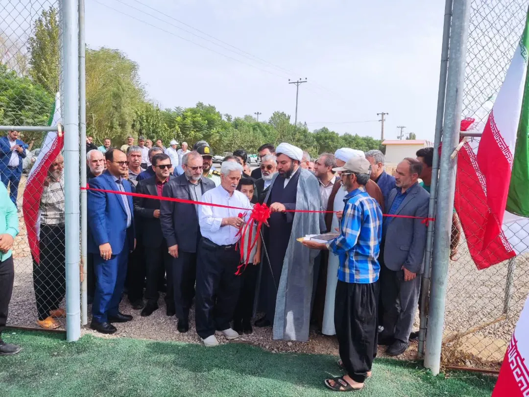آئین افتتاح مجموعه فرهنگی ورزشی روستای «قردین»