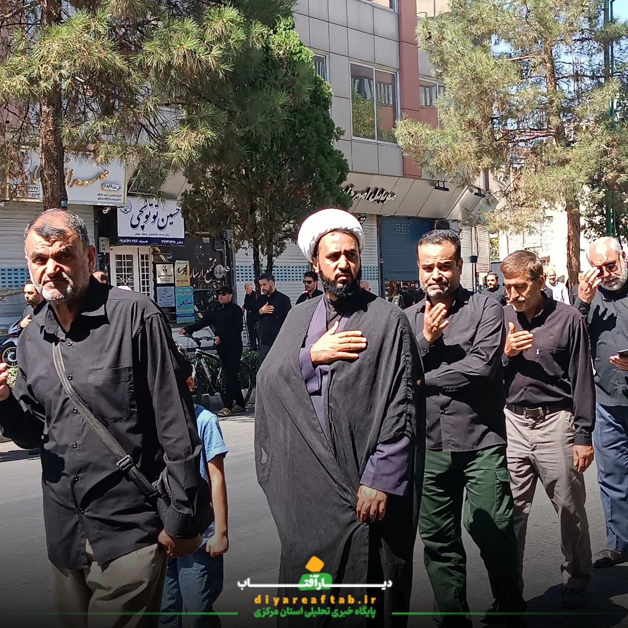 کاروان عزاداری در اراک به حرکت درآمد