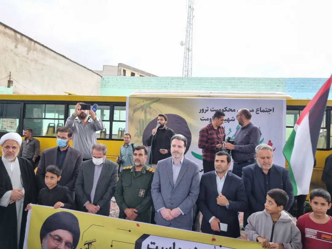 تجمع ساوجی‌ها در سوگ شهادت سید «حسن نصرالله»