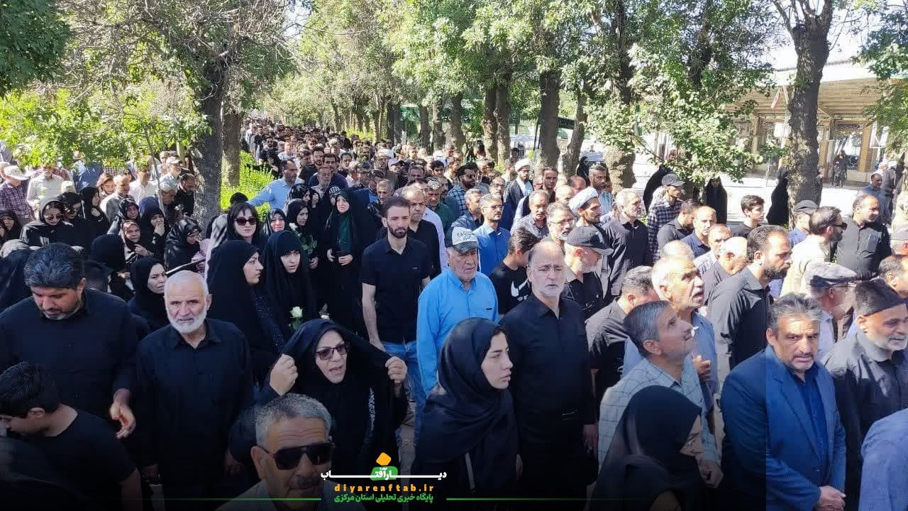 تشییع ۸ شهید در خمین
