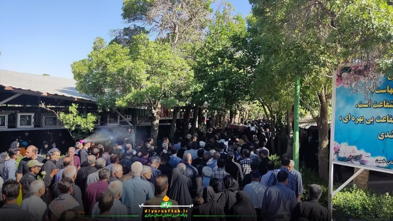 تشییع ۸ شهید در خمین