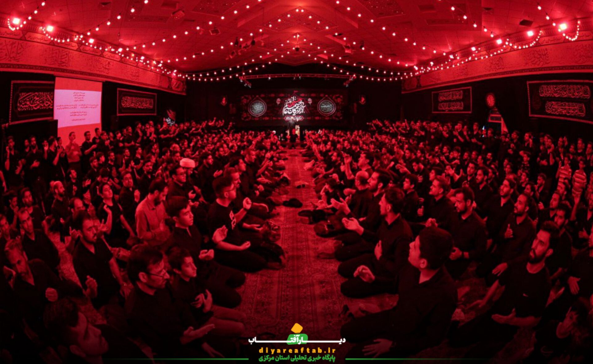 مراسم عزاداری شب اول محرم در اراک