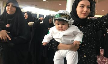 مراسم شیرخوارگان حسینی در اراک برگزار شد