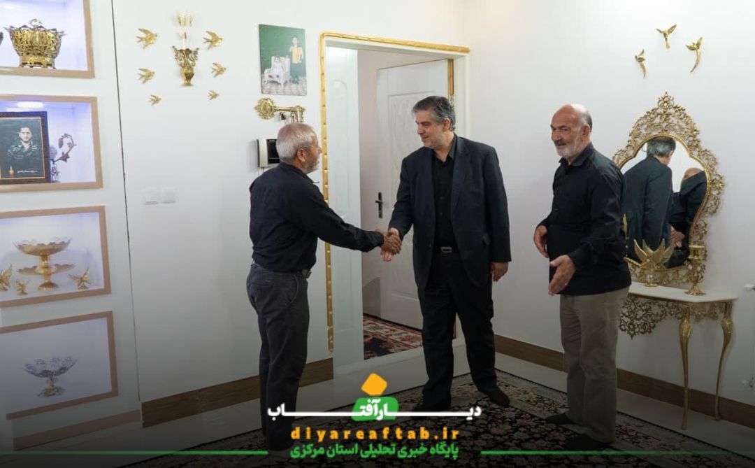 دیدار استاندار با خانواده شهدای جنایات رژیم صهیونسیتی