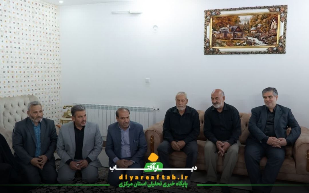 دیدار استاندار با خانواده شهدای جنایات رژیم صهیونسیتی