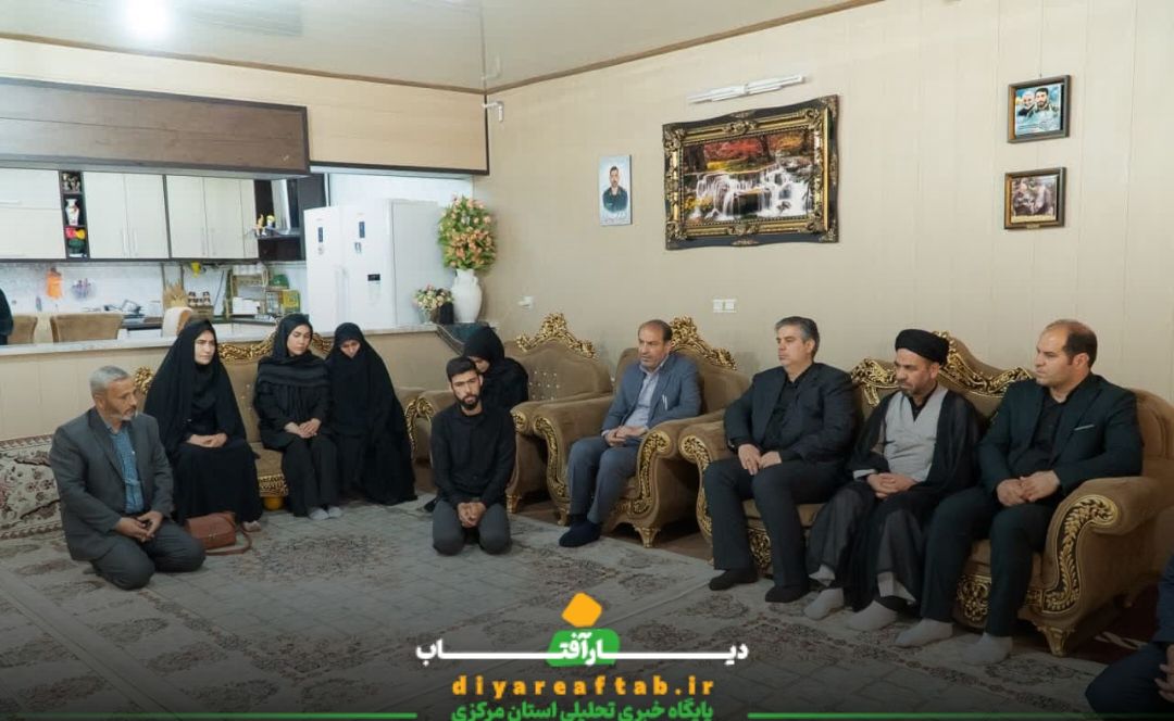 دیدار استاندار با خانواده شهدای جنایات رژیم صهیونسیتی