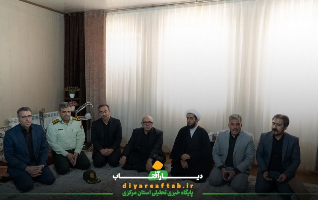 دیدار استاندار با خانواده شهدای جنایات رژیم صهیونسیتی