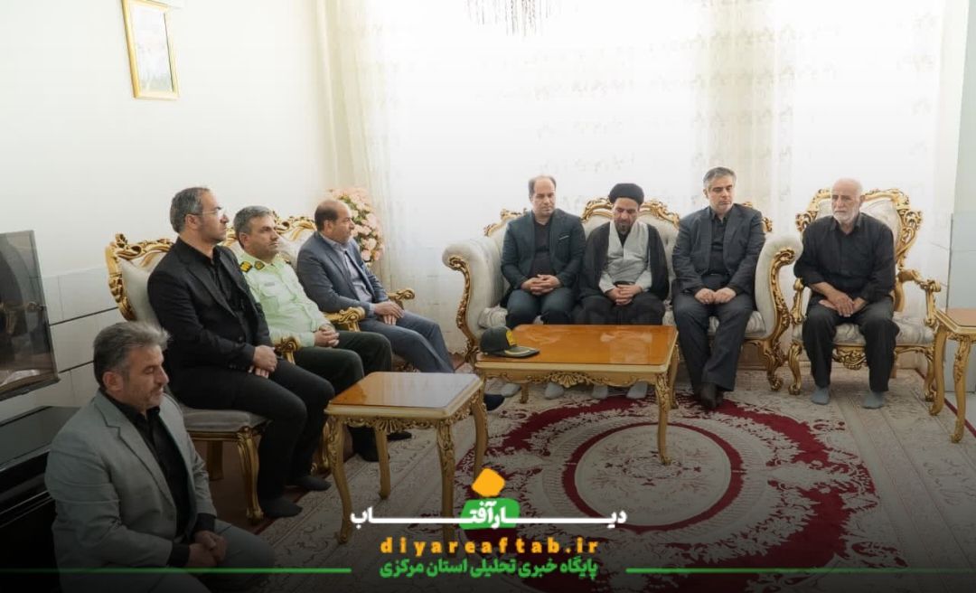 دیدار استاندار با خانواده شهدای جنایات رژیم صهیونسیتی