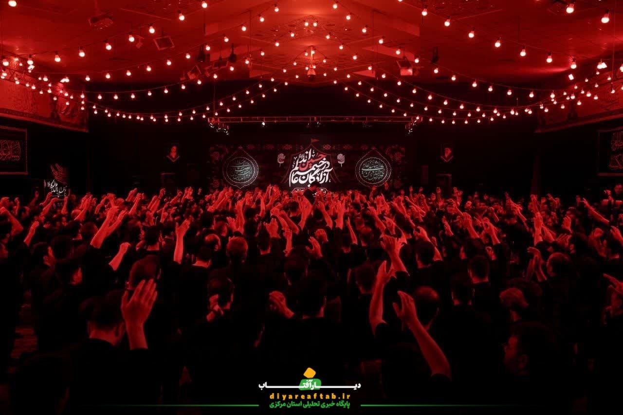 مراسم عزاداری شب ششم محرم در اراک