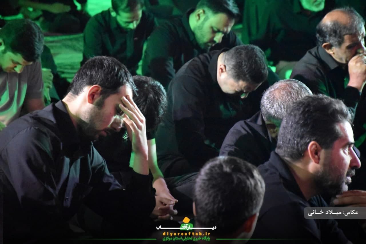 مراسم عزاداری شب هفتم محرم در اراک