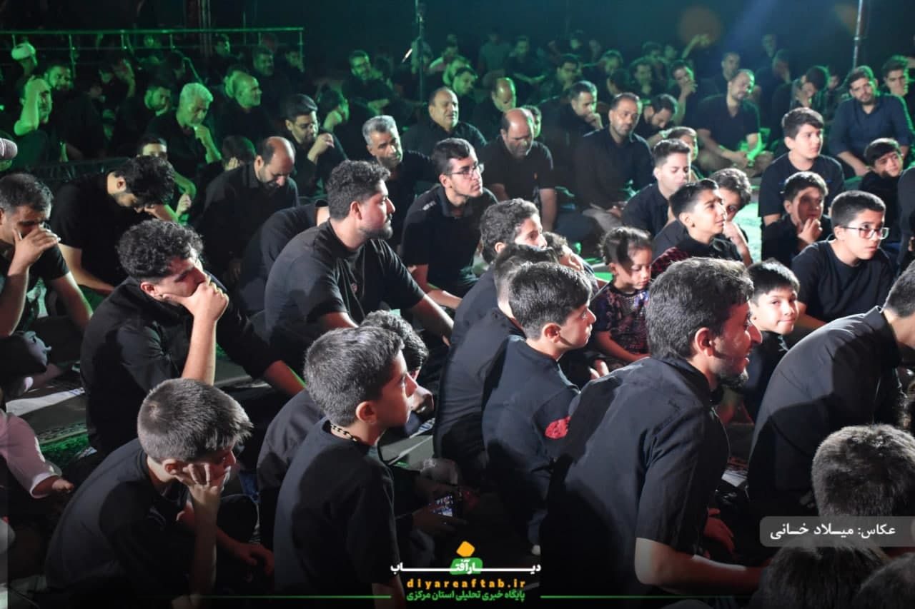 مراسم عزاداری شب هفتم محرم در اراک