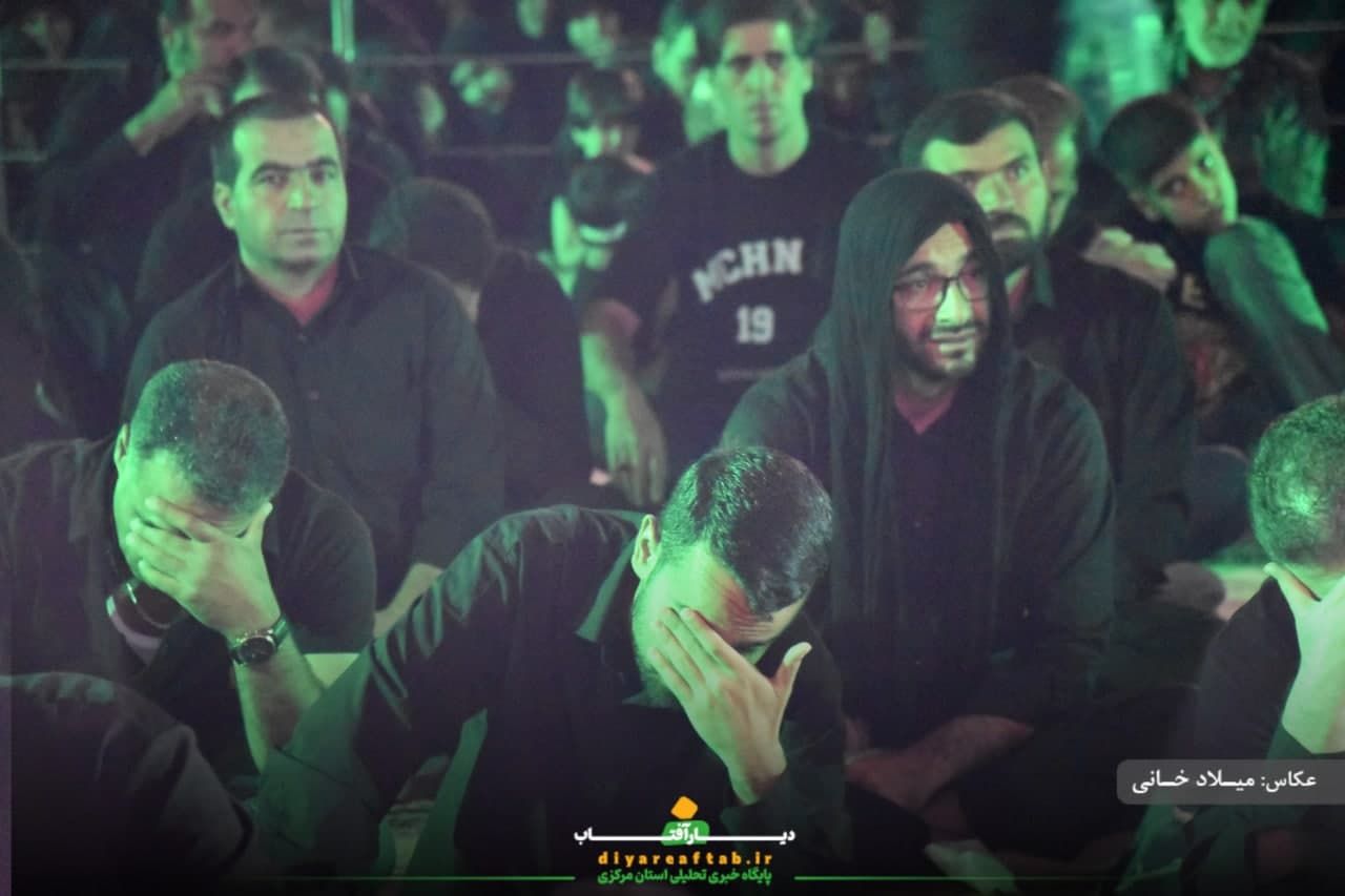 مراسم عزاداری شب هفتم محرم در اراک