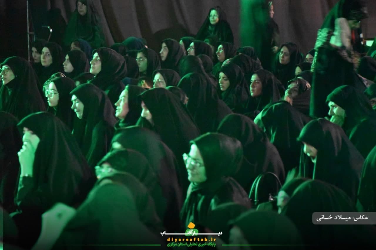 مراسم عزاداری شب هفتم محرم در اراک