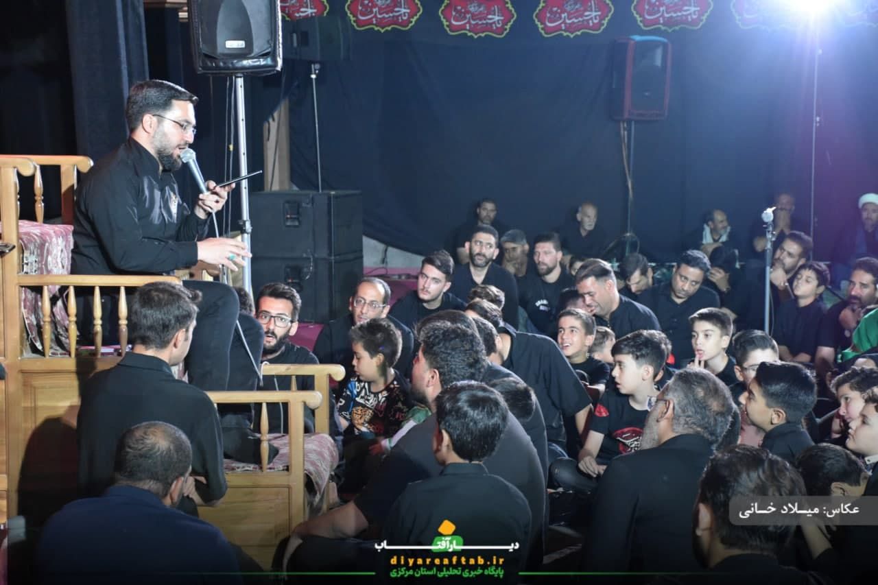 مراسم عزاداری شب هفتم محرم در اراک