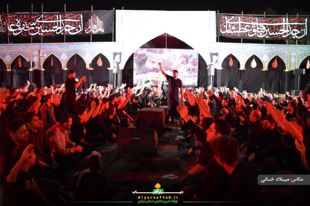 مراسم عزاداری شب هفتم محرم در اراک