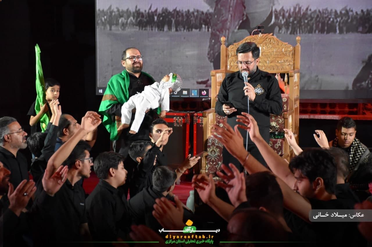 مراسم عزاداری شب هفتم محرم در اراک