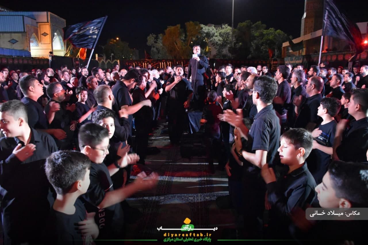 مراسم عزاداری شب هفتم محرم در اراک