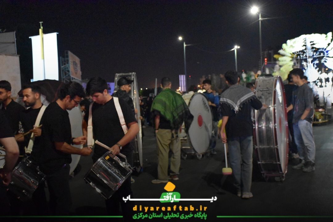 عزاداری شب هشتم هیات عزاداری جوادی اراک