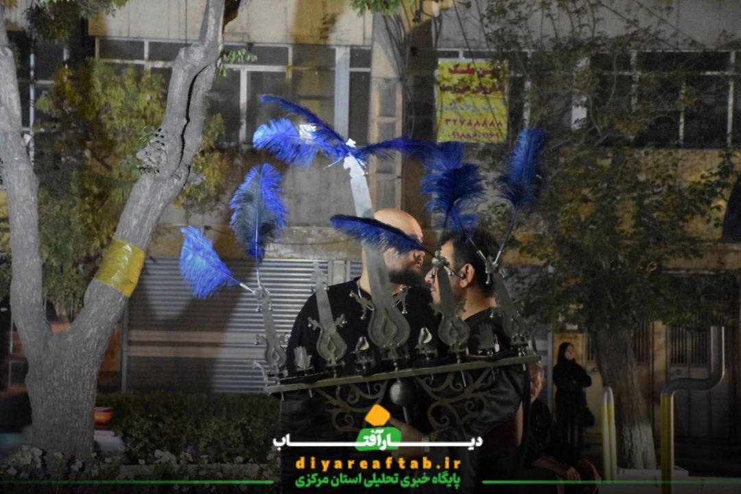عزاداری شب هشتم هیات عزاداری جوادی اراک