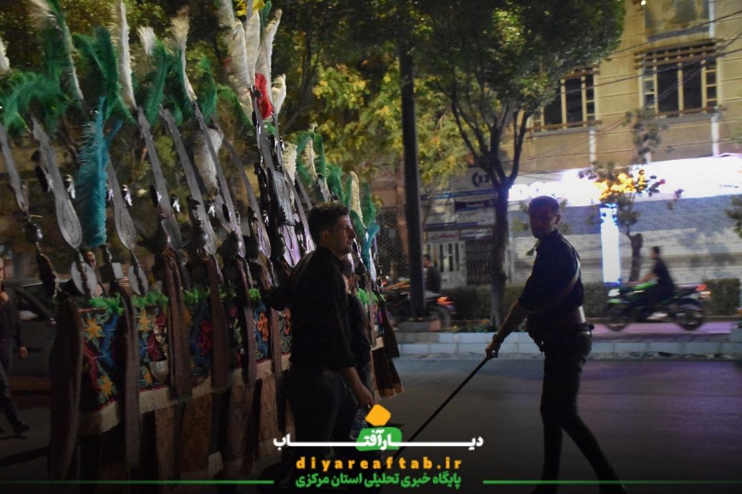 عزاداری شب هشتم هیات عزاداری جوادی اراک