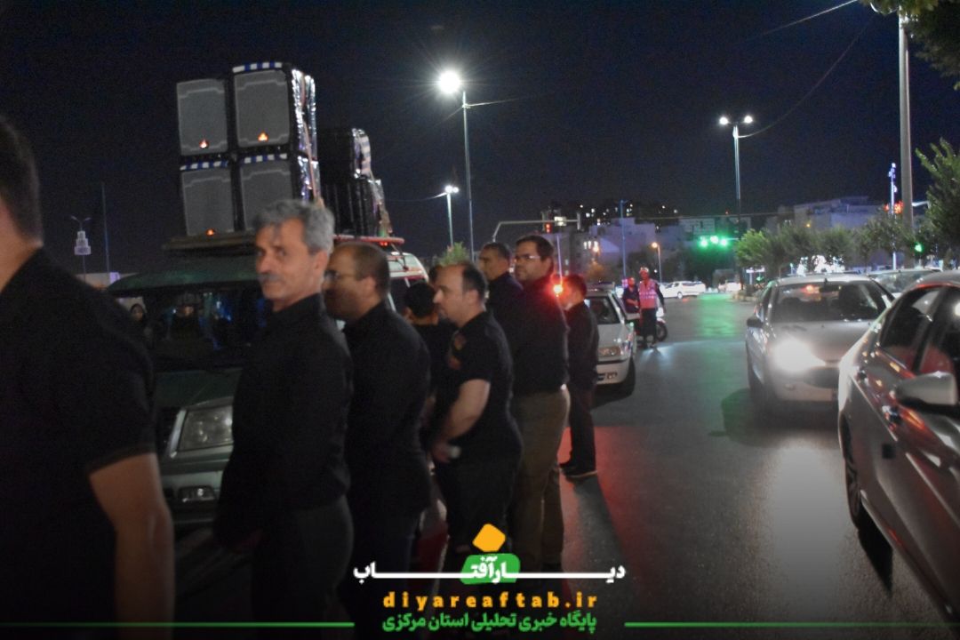 عزاداری شب هشتم هیات عزاداری جوادی اراک