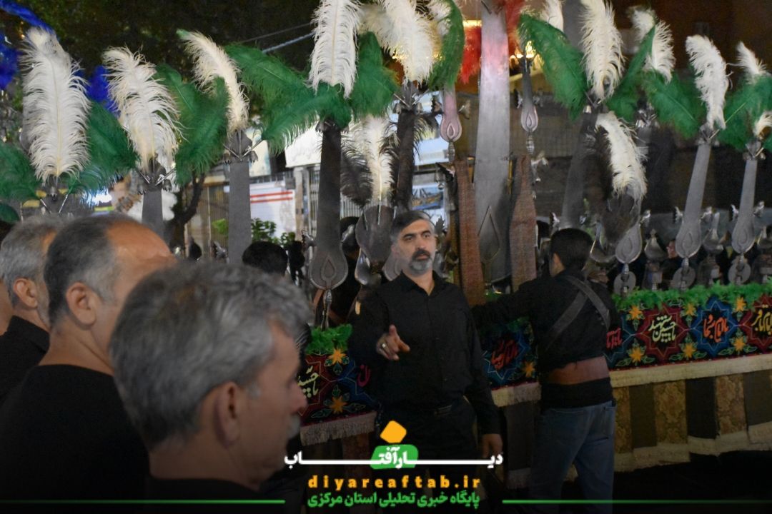 عزاداری شب هشتم هیات عزاداری جوادی اراک