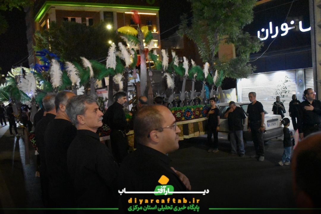 عزاداری شب هشتم هیات عزاداری جوادی اراک