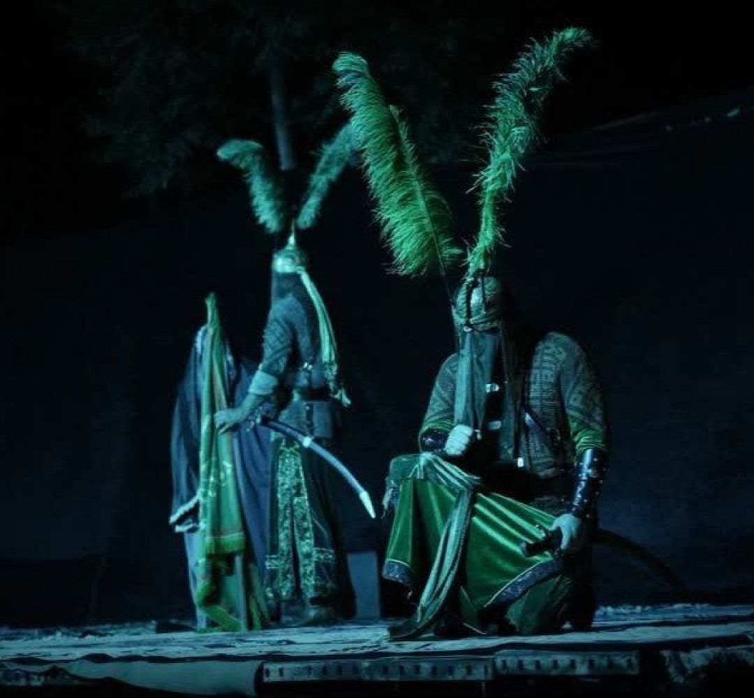 تعزیه حماسی گروه خاک در ساوه