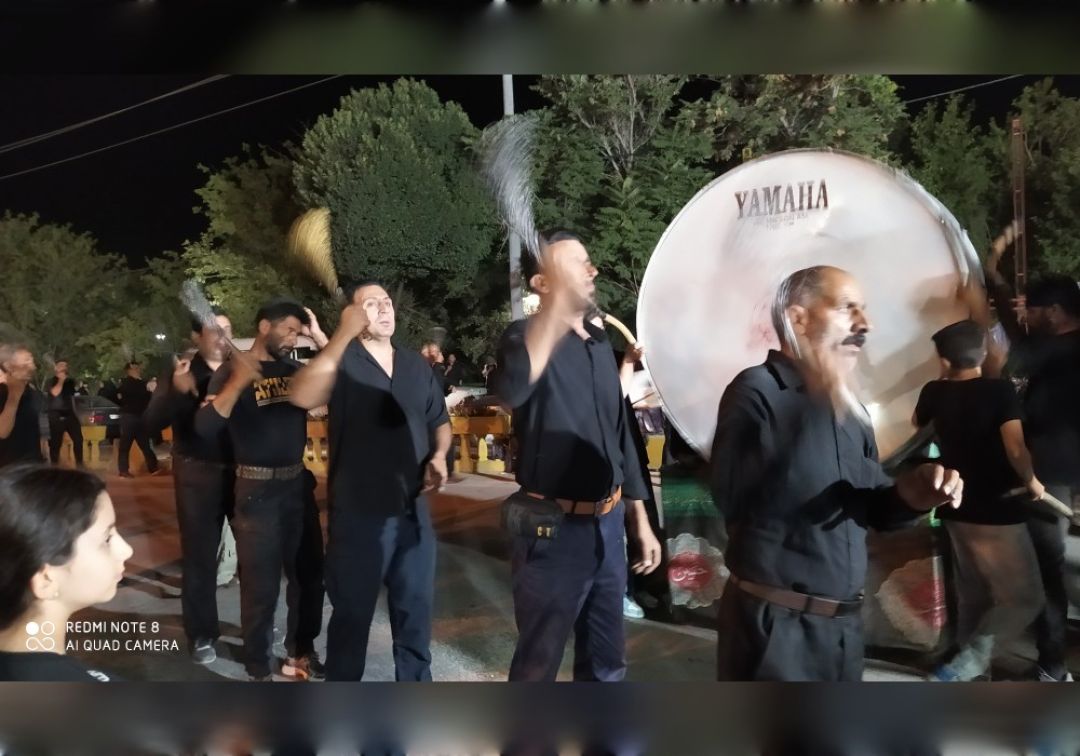 برپایی دسته‌های عزاداری و سینه‌زنی در شب تاسوعا