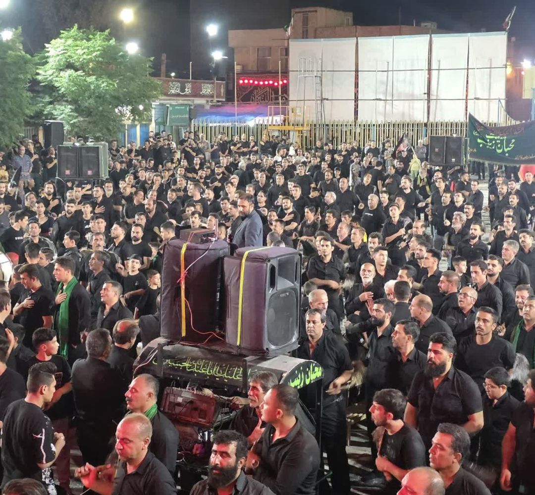 مراسم تاسوعای حسینی در ساوه