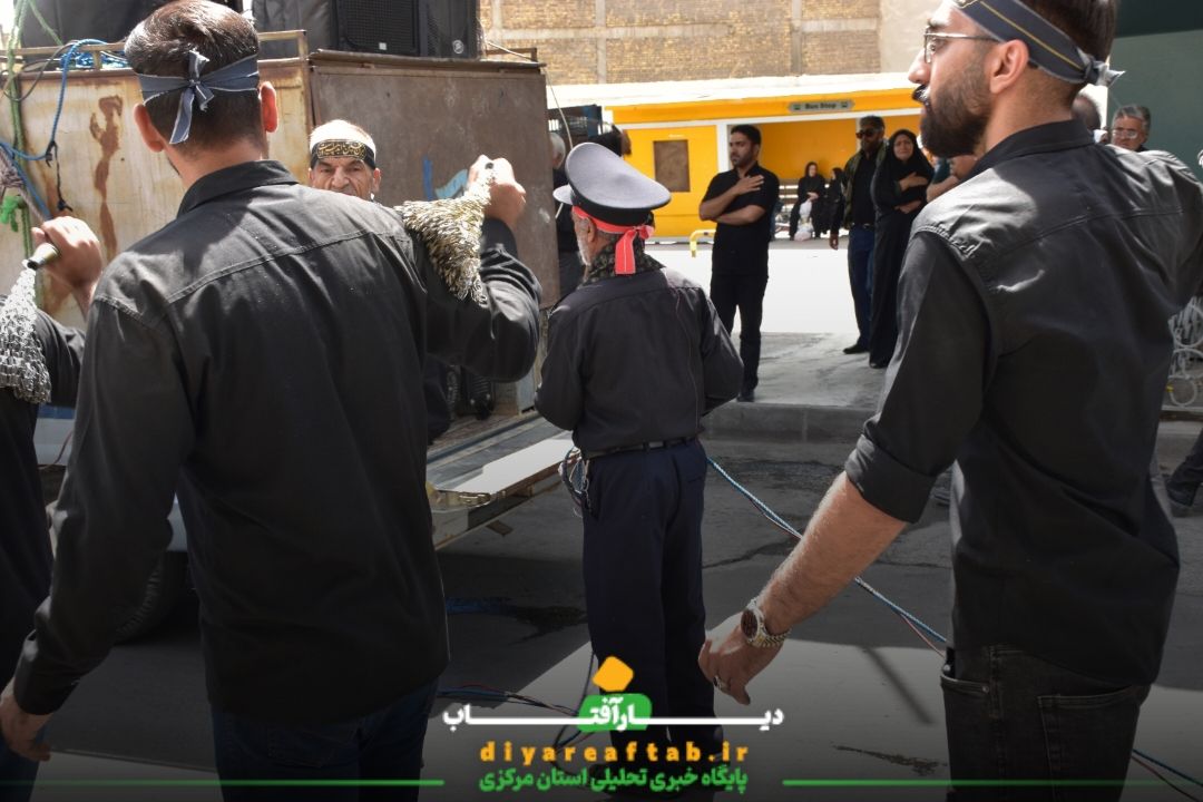 آئین عزاداری روز یازدهم محرم در شهر اراک