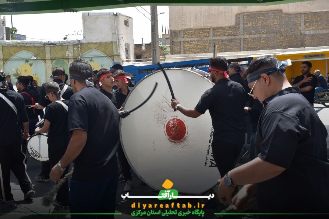 آئین عزاداری روز یازدهم محرم در شهر اراک