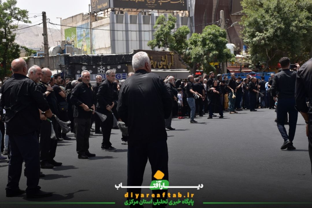 آئین عزاداری روز یازدهم محرم در شهر اراک