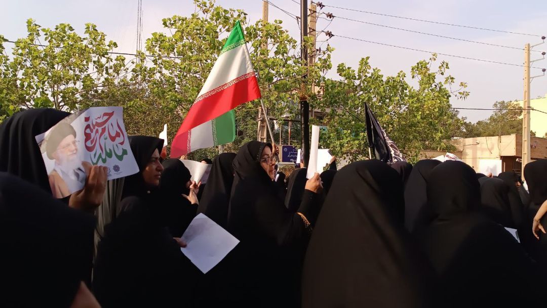 اجتماع عظیم زینبیون در شهرستان ساوه
