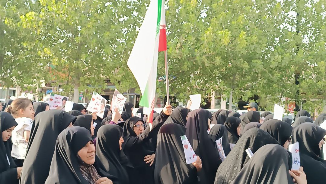 اجتماع عظیم زینبیون در شهرستان ساوه