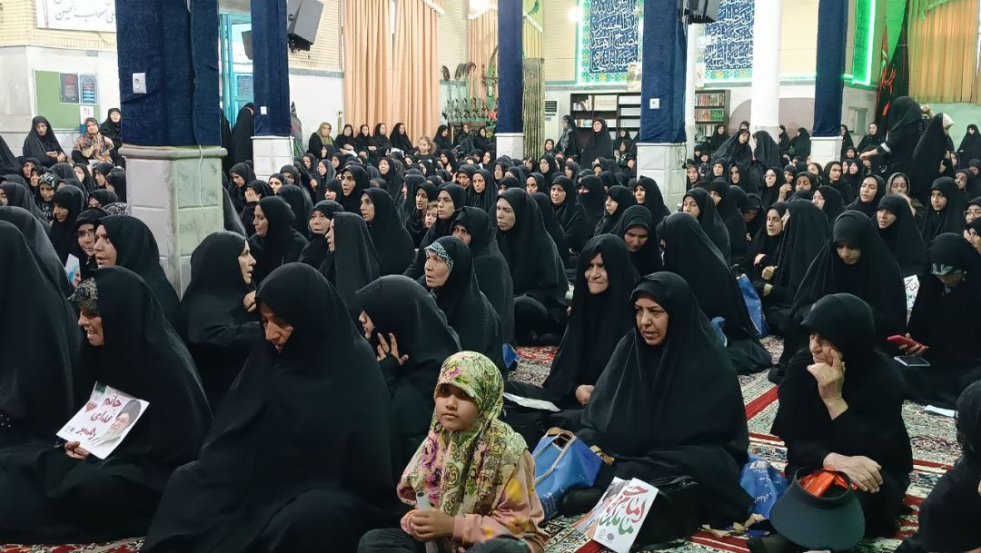 اجتماع عظیم زینبیون در شهرستان ساوه