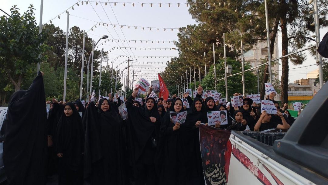اجتماع عظیم زینبیون در شهرستان ساوه
