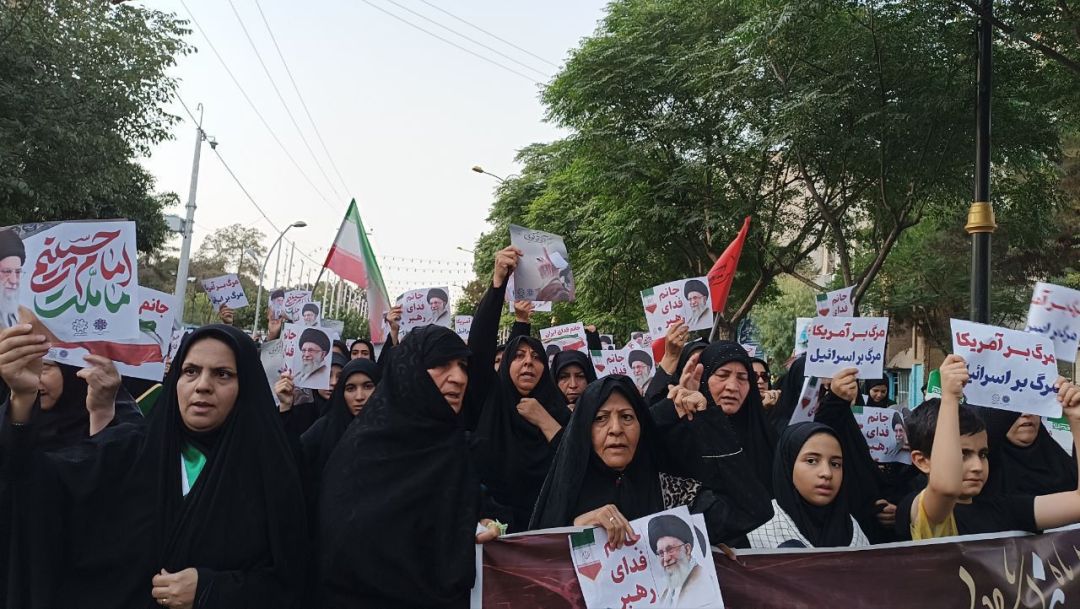 اجتماع عظیم زینبیون در شهرستان ساوه