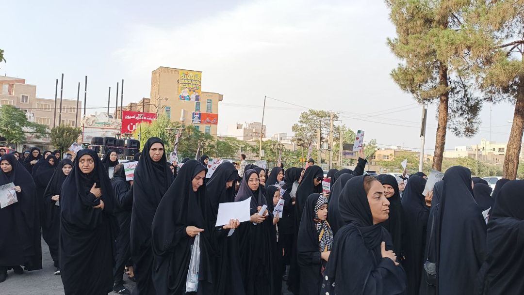 اجتماع عظیم زینبیون در شهرستان ساوه