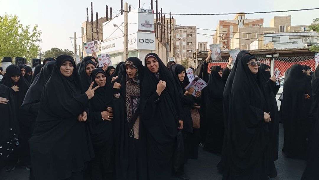 اجتماع عظیم زینبیون در شهرستان ساوه