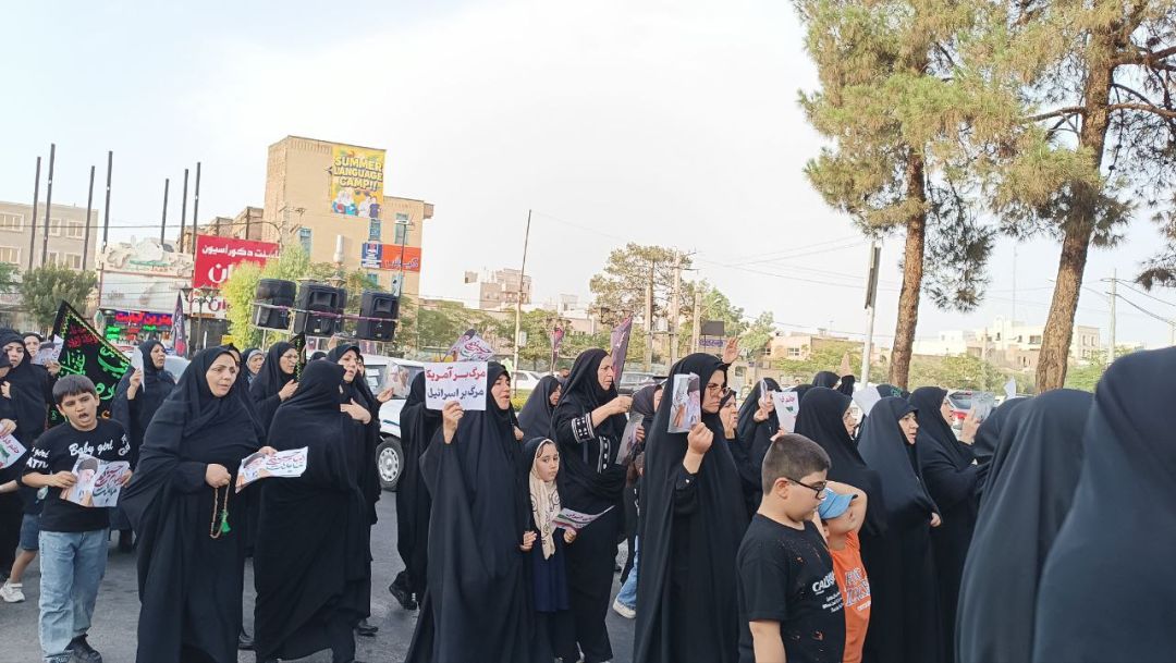 اجتماع عظیم زینبیون در شهرستان ساوه