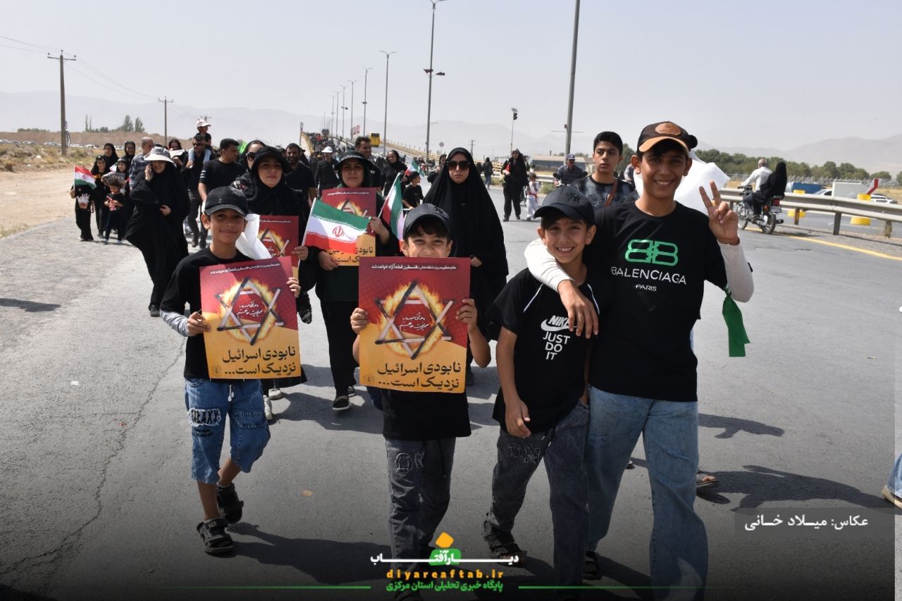 کاروان اراکی جاماندگان اربعین در مسیر عشق