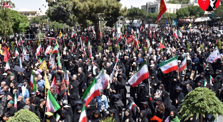 مراسم «وداع با قائد شهید امت» در اراک