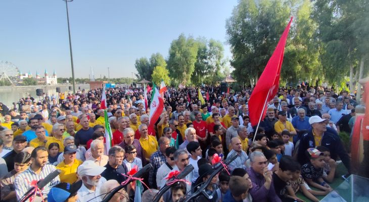 پیاده‌روی بزرگ خانوادگی در ساوه