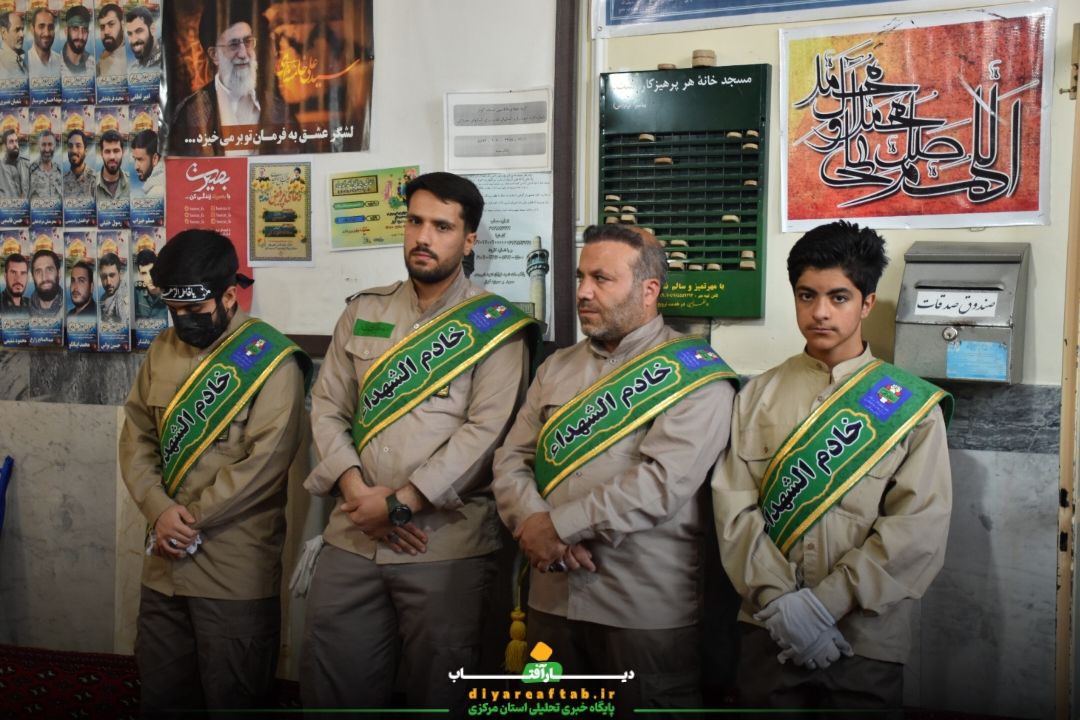تشییع پیکر «شهید گمنام» در مسجد کوثر