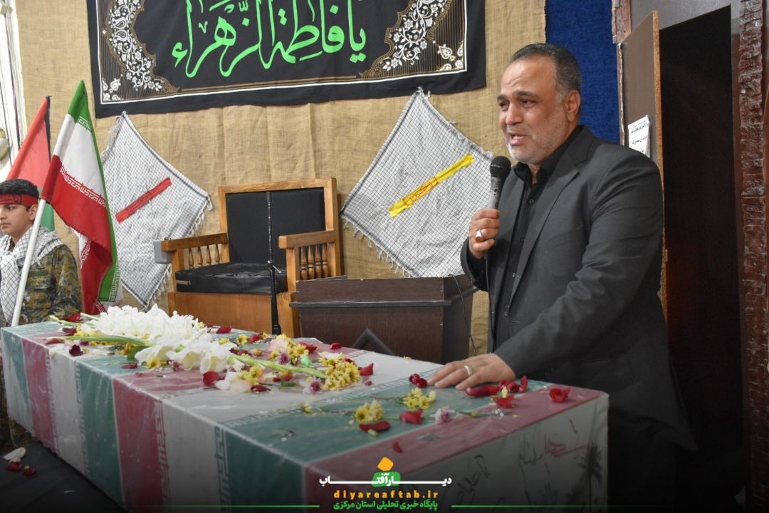 تشییع پیکر «شهید گمنام» در مسجد کوثر