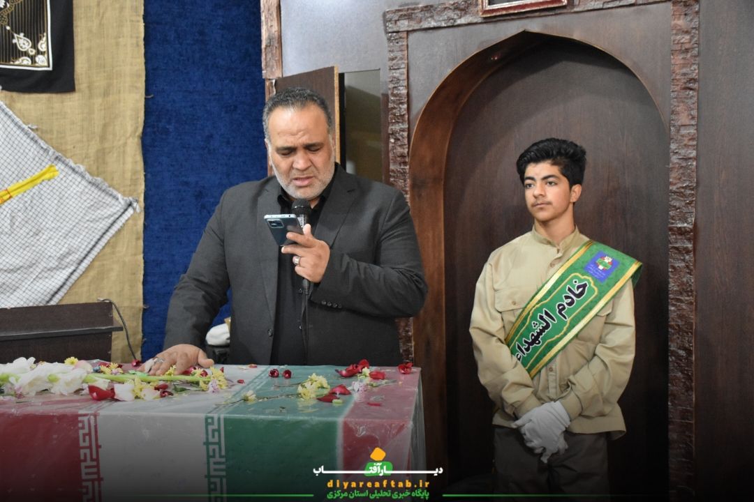 تشییع پیکر «شهید گمنام» در مسجد کوثر